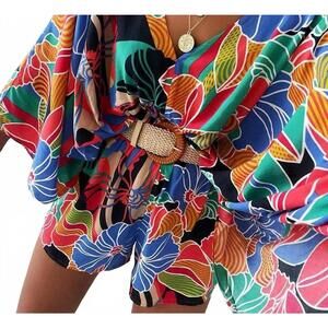NEW MUNDEFEIS floral fling romper in multi